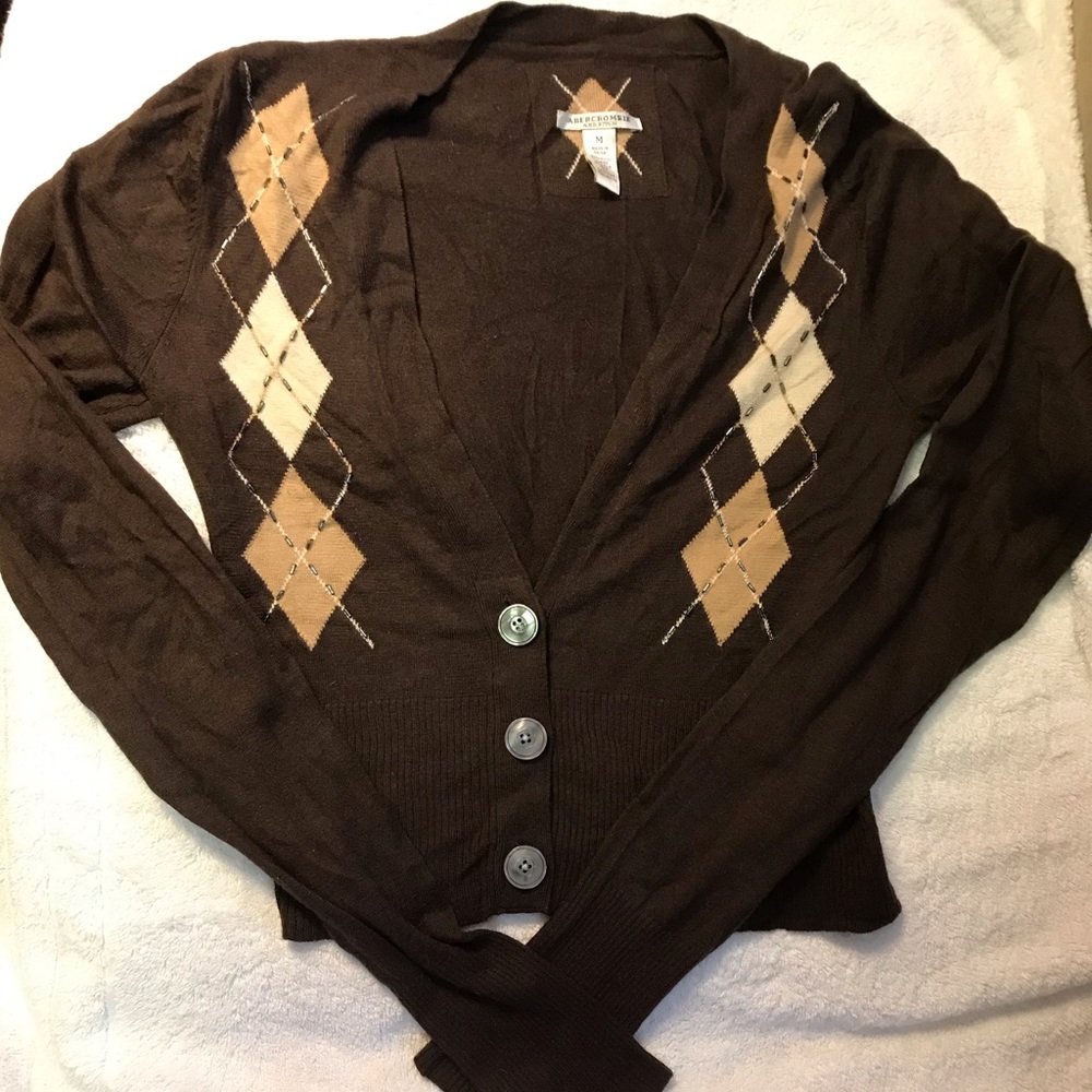 Abercrombie wool & silk cardigan